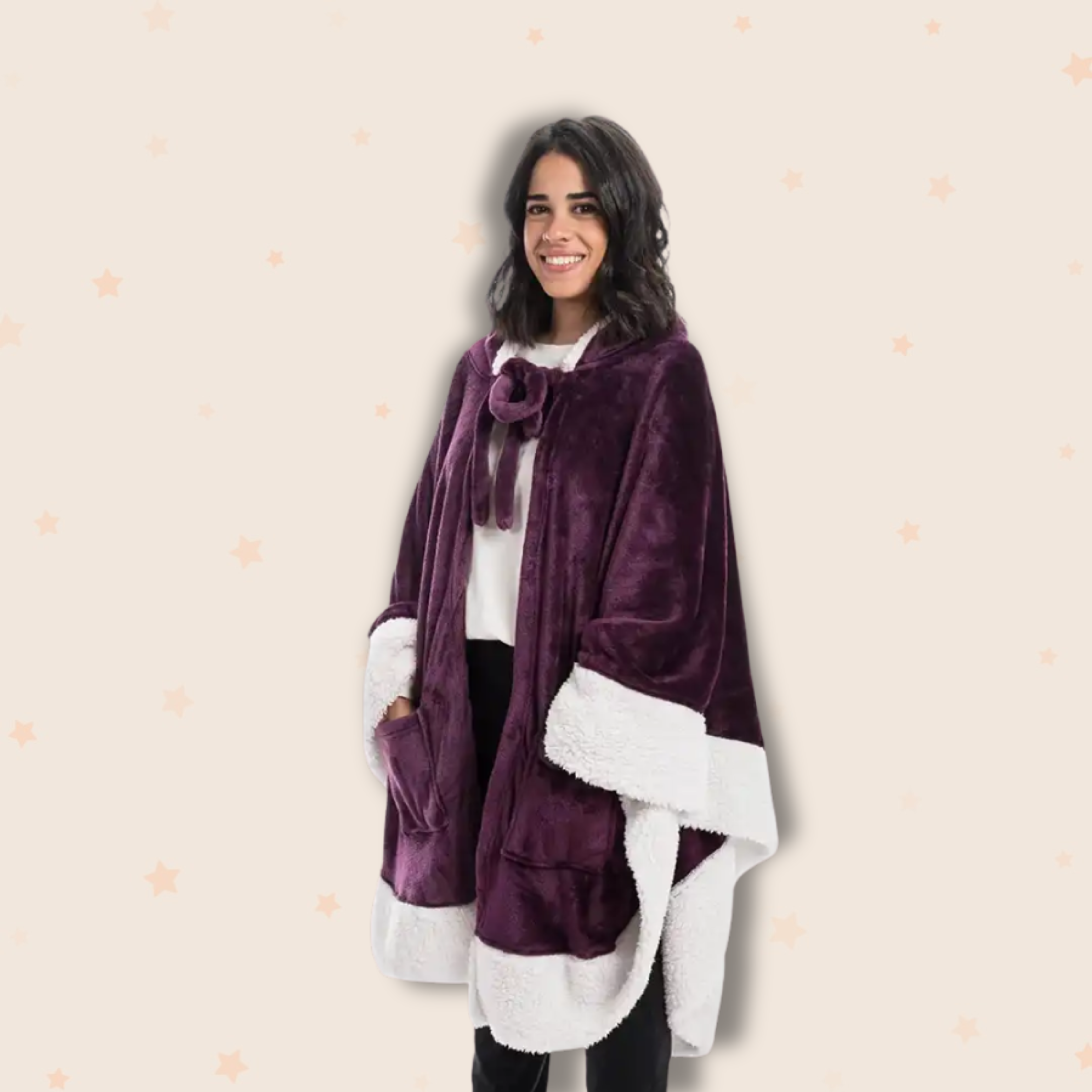 Poncho (Double Sided Fleece and Sherpa)