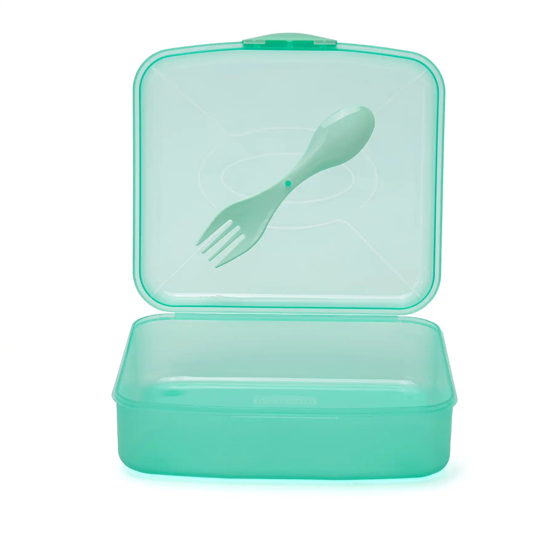 Frosted Lunch Box 2L (with Fork & Spoon)