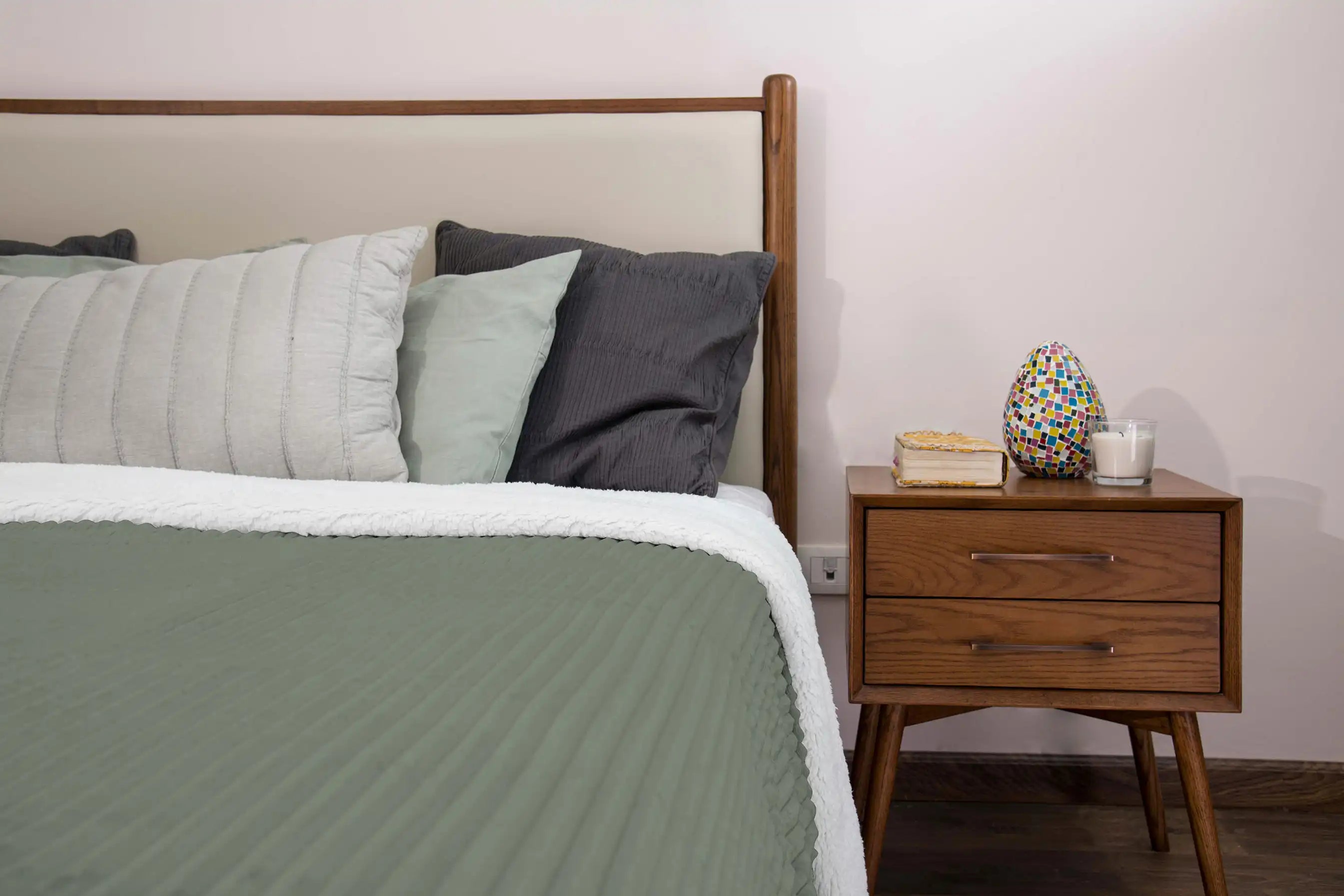 Striped Double Side Fleece/Sherpa Blanket (180 x 220)