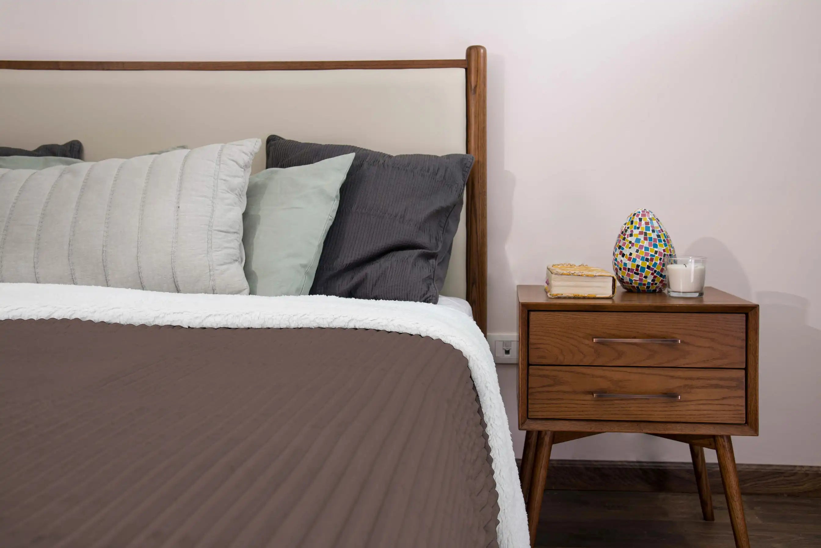 Striped Double Side Fleece/Sherpa Blanket (180 x 220)