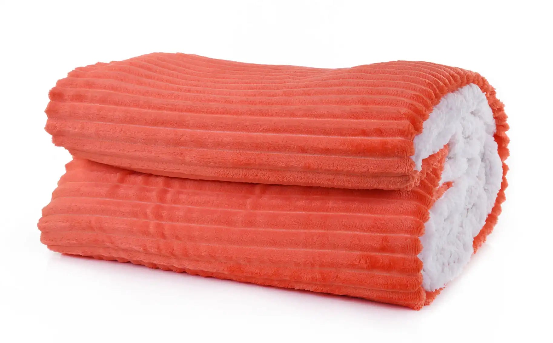 Striped Double Side Fleece/Sherpa Blanket (180 x 220)