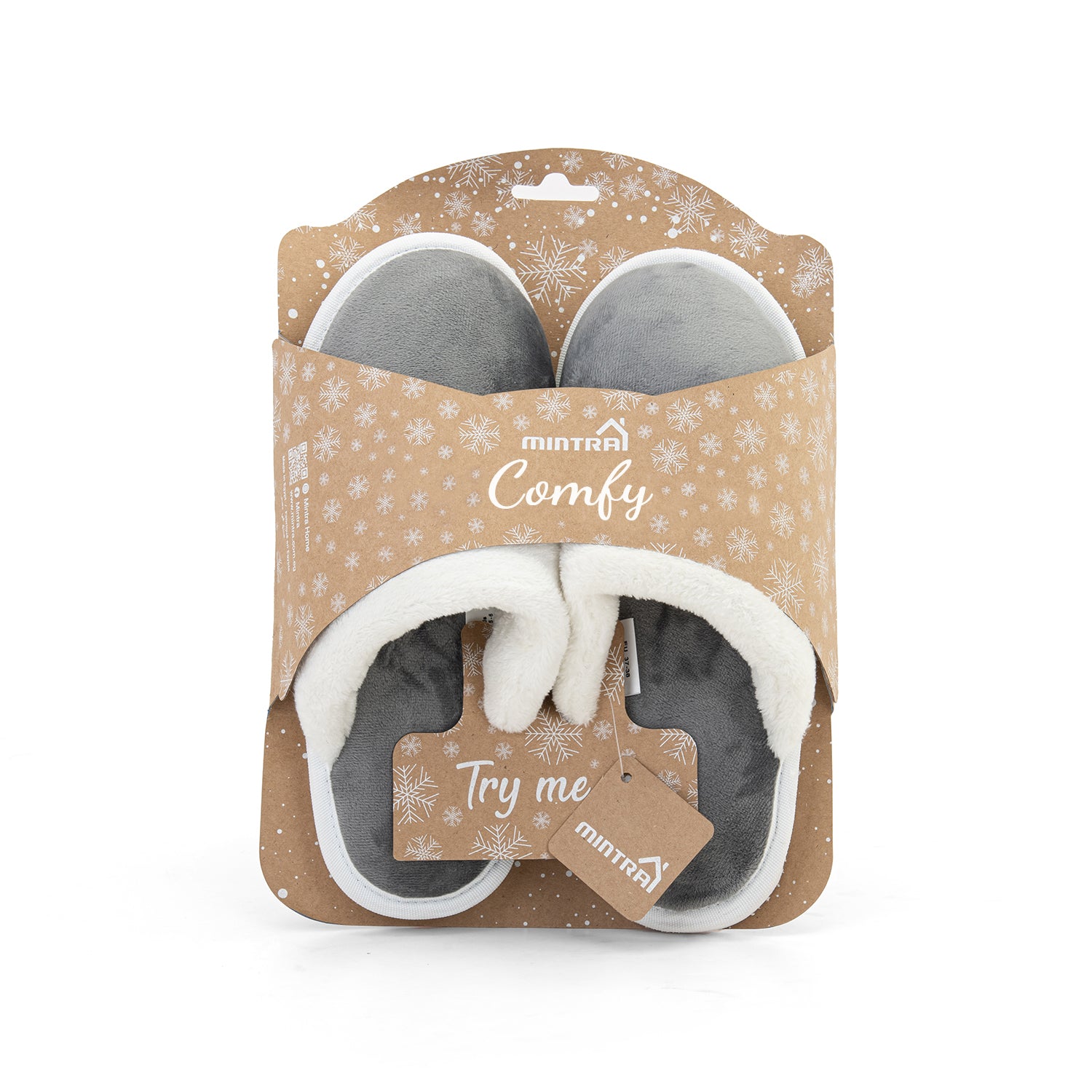 Plain with Fur Winter Slipper - Women