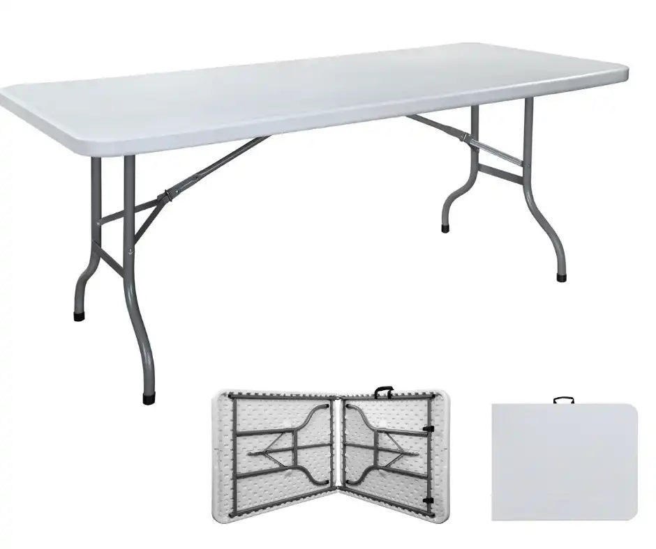 RF 183 - Rectangular Folding In Half Table 183 cm