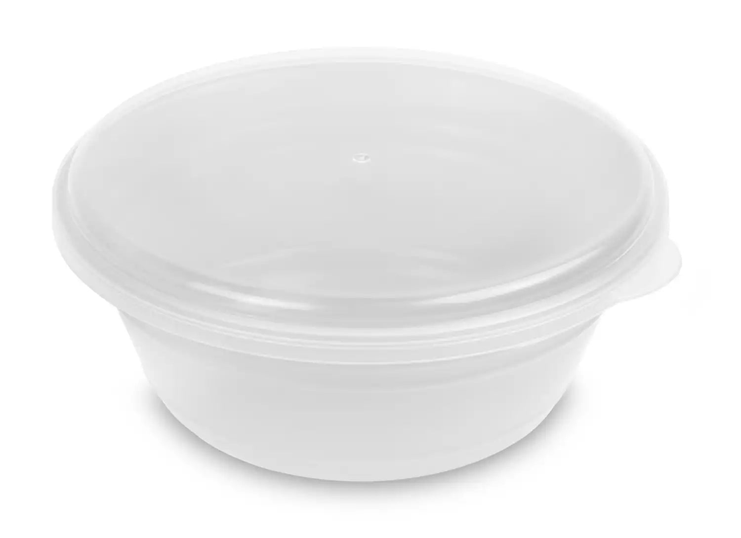 بولة حفظ الطعام دائري مع غطاء (عبوة من 4 قطع)