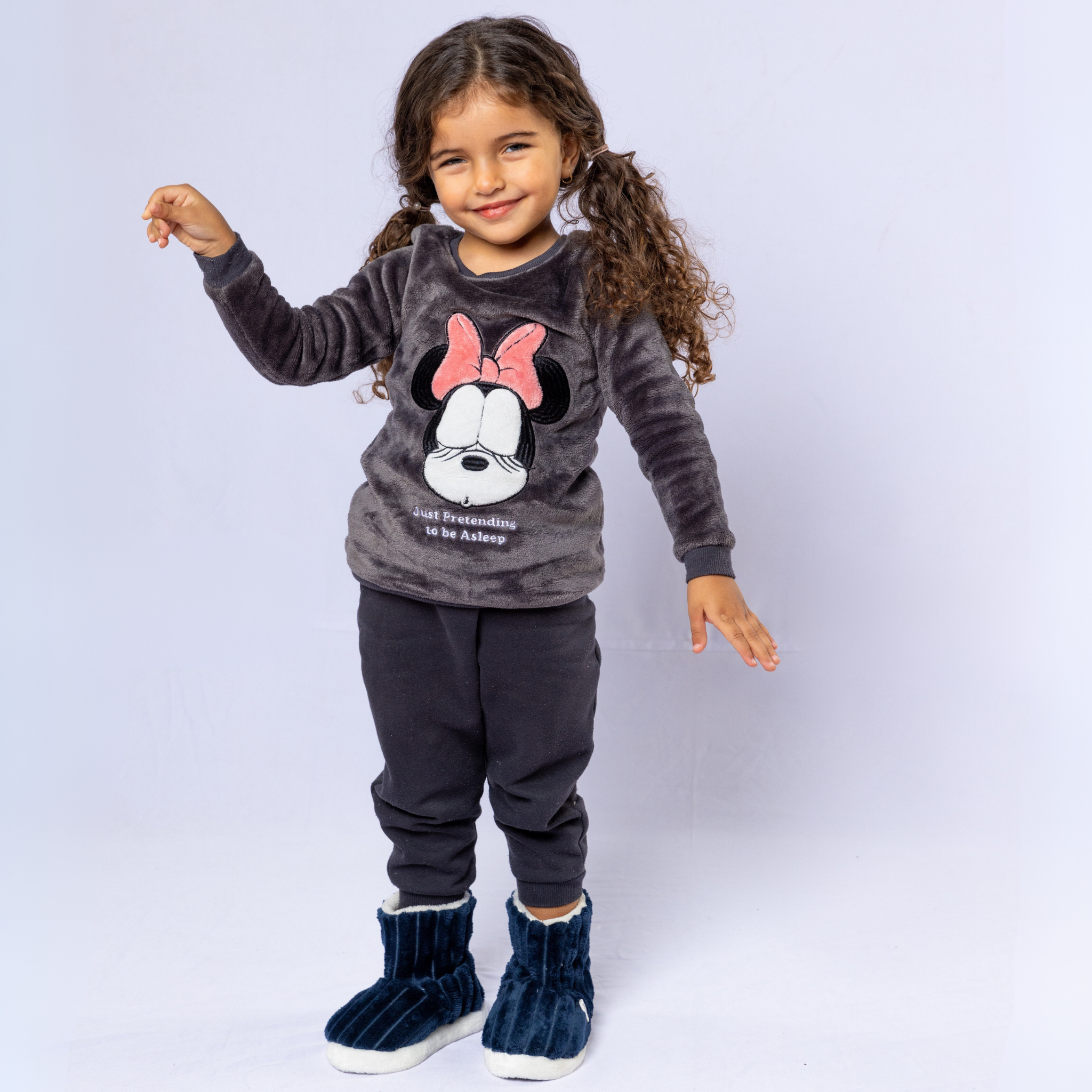 Striped Huggy Winter Boots- Kids