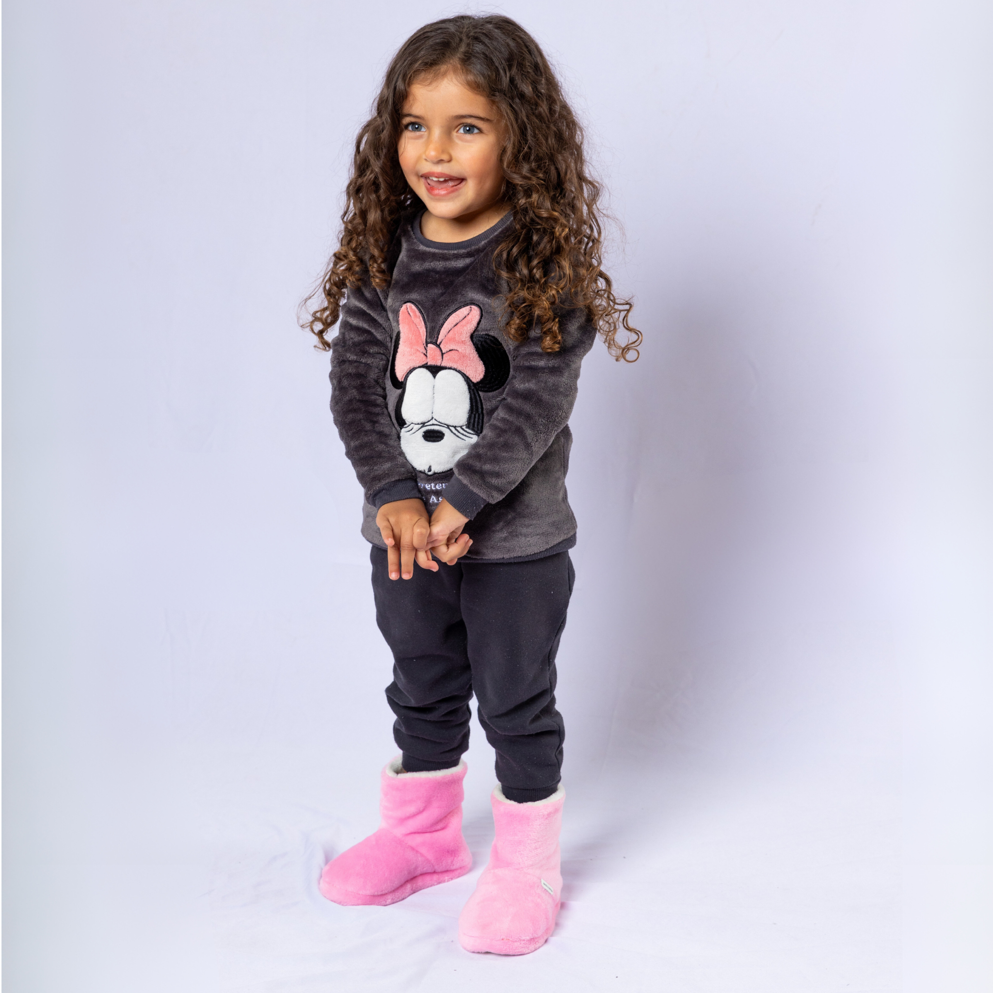 Plain Huggy Winter Boots- Kids