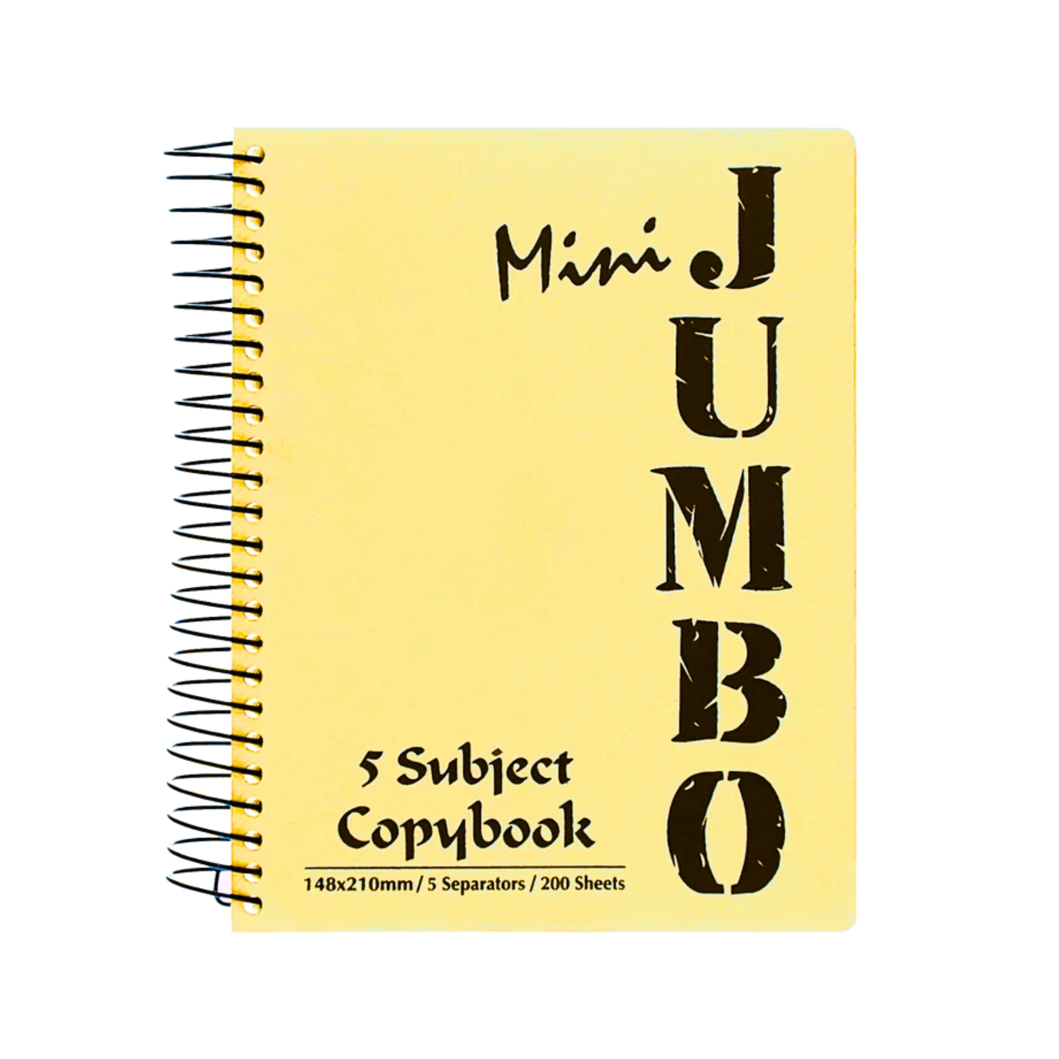 كشكول ملاحظات Jumbo A6 (5 مواد)