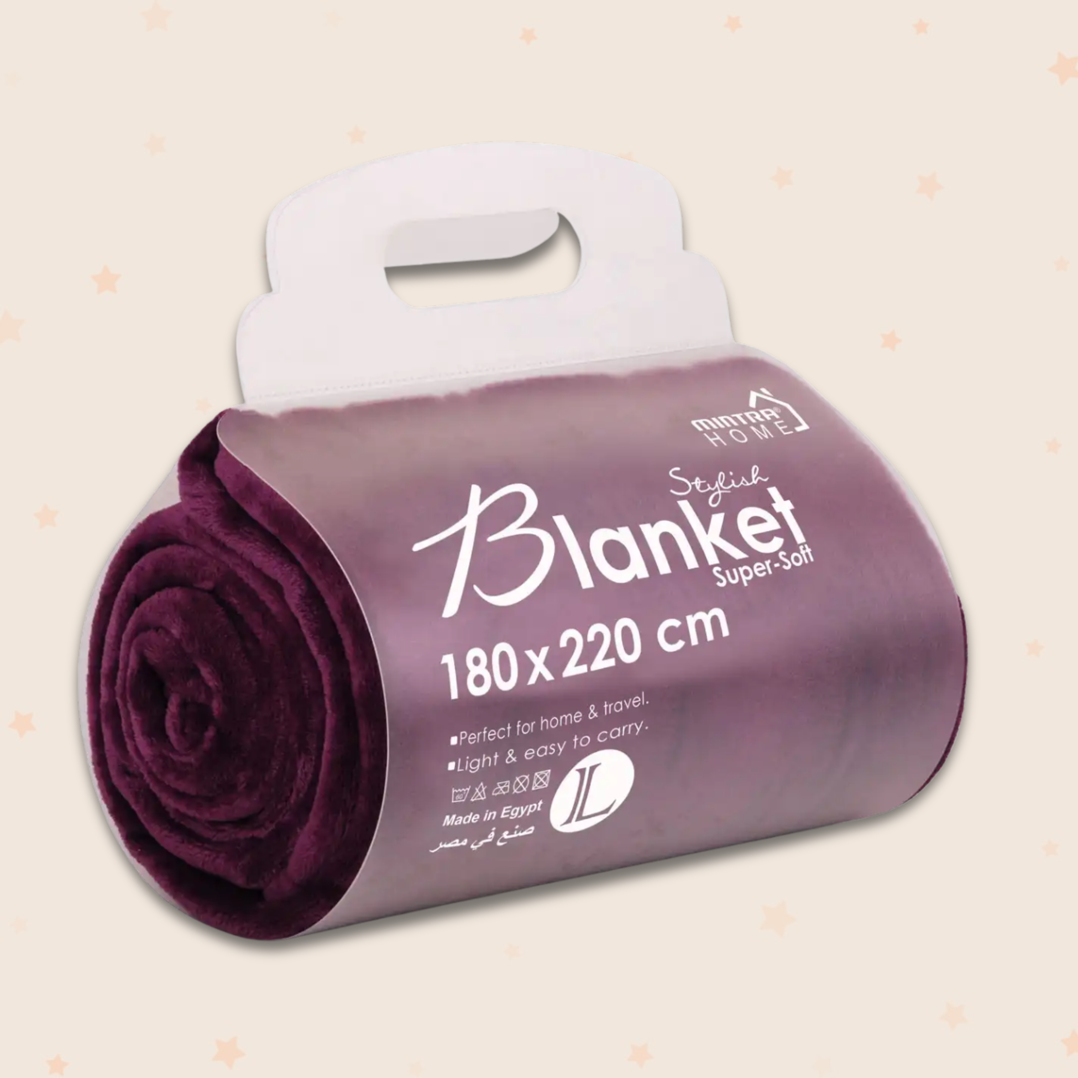 بطانيات ميكروفايبر (180 سم × 220 سم)