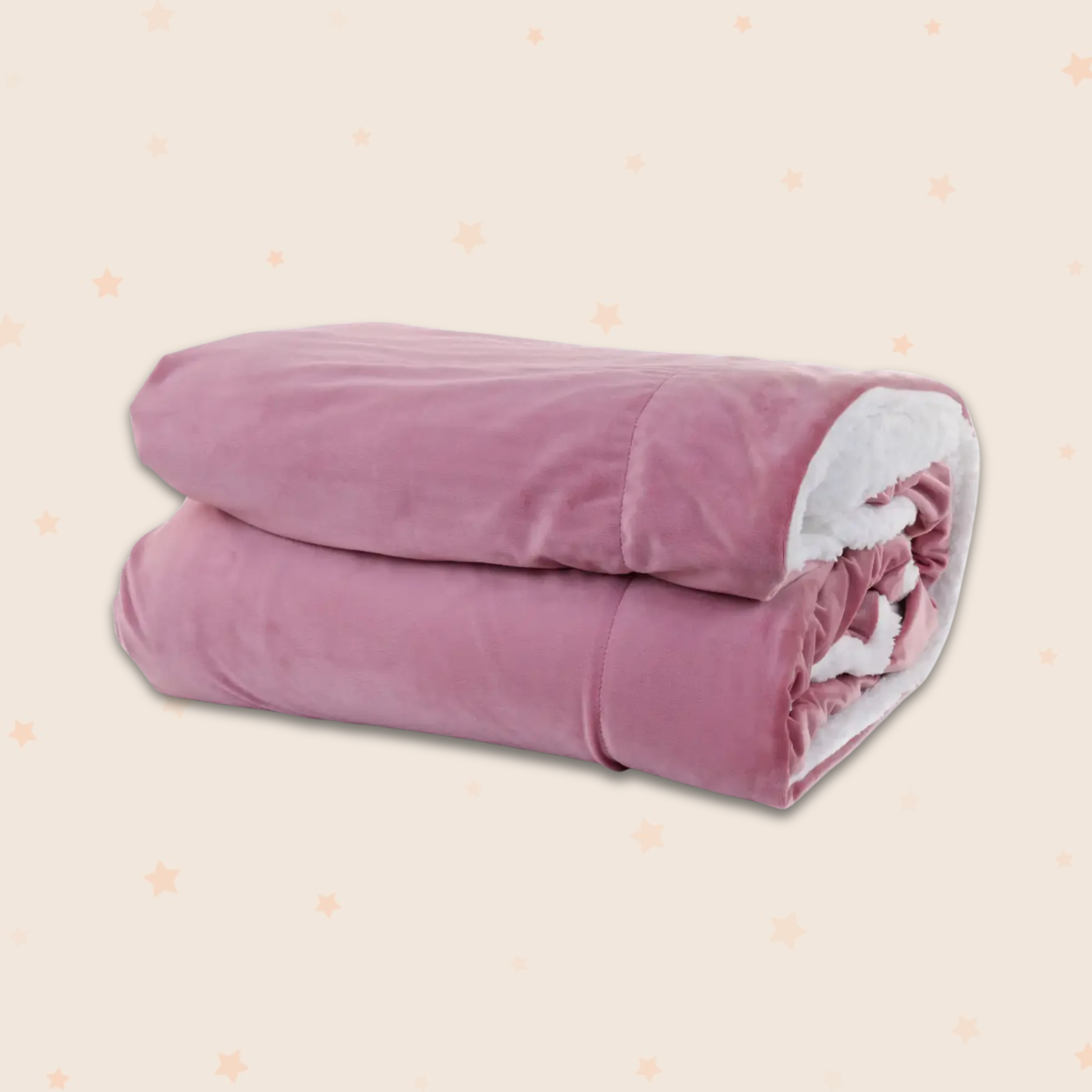 Super Soft Double Side Sherpa/Fleece Blanket (180 x 220 cm)
