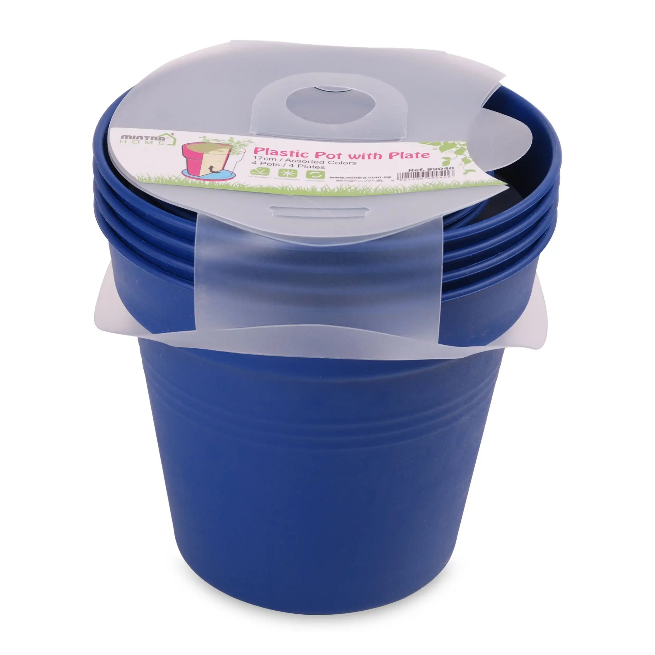 Round Pot 13 cm (Pack of 4)