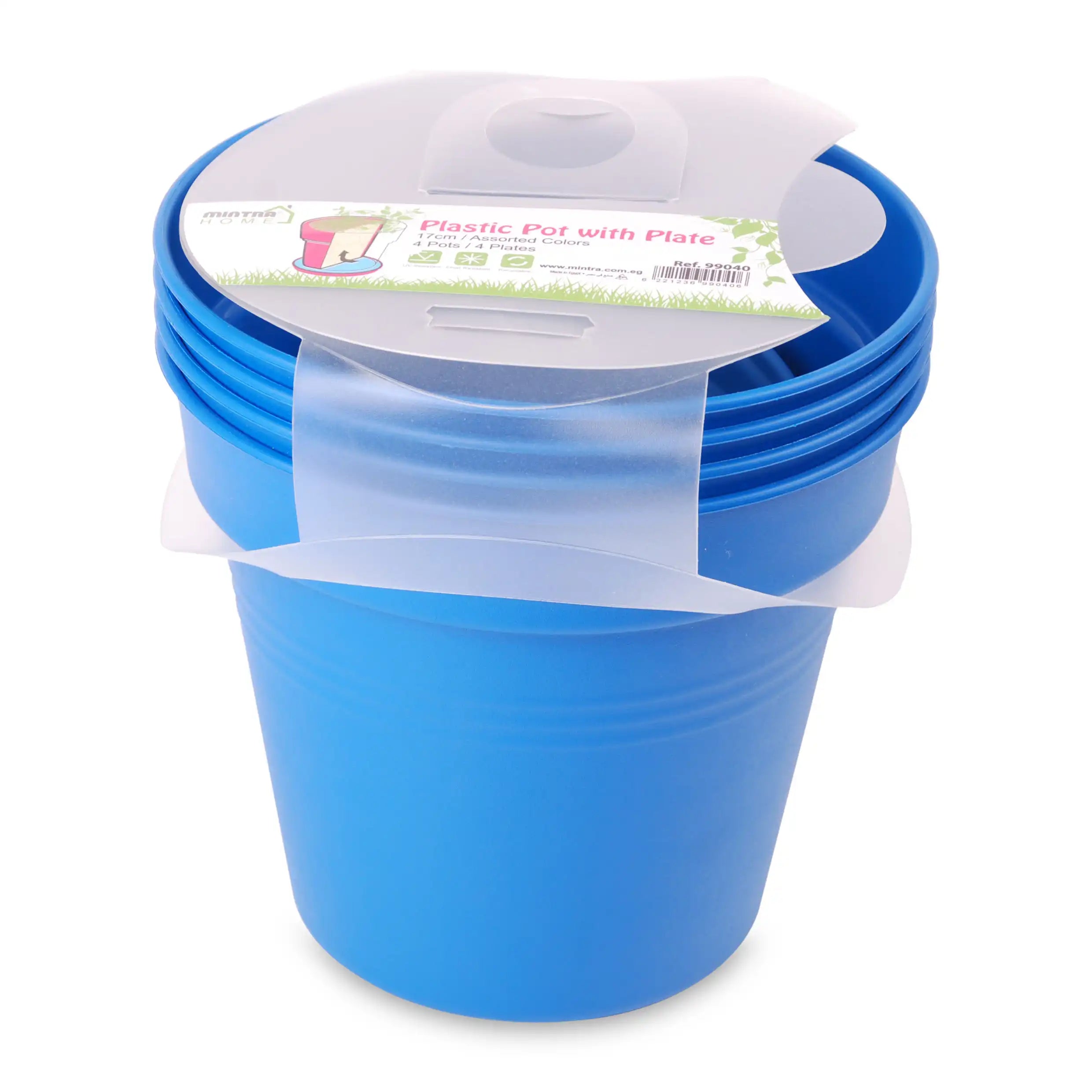 Round Pot 13 cm (Pack of 4)