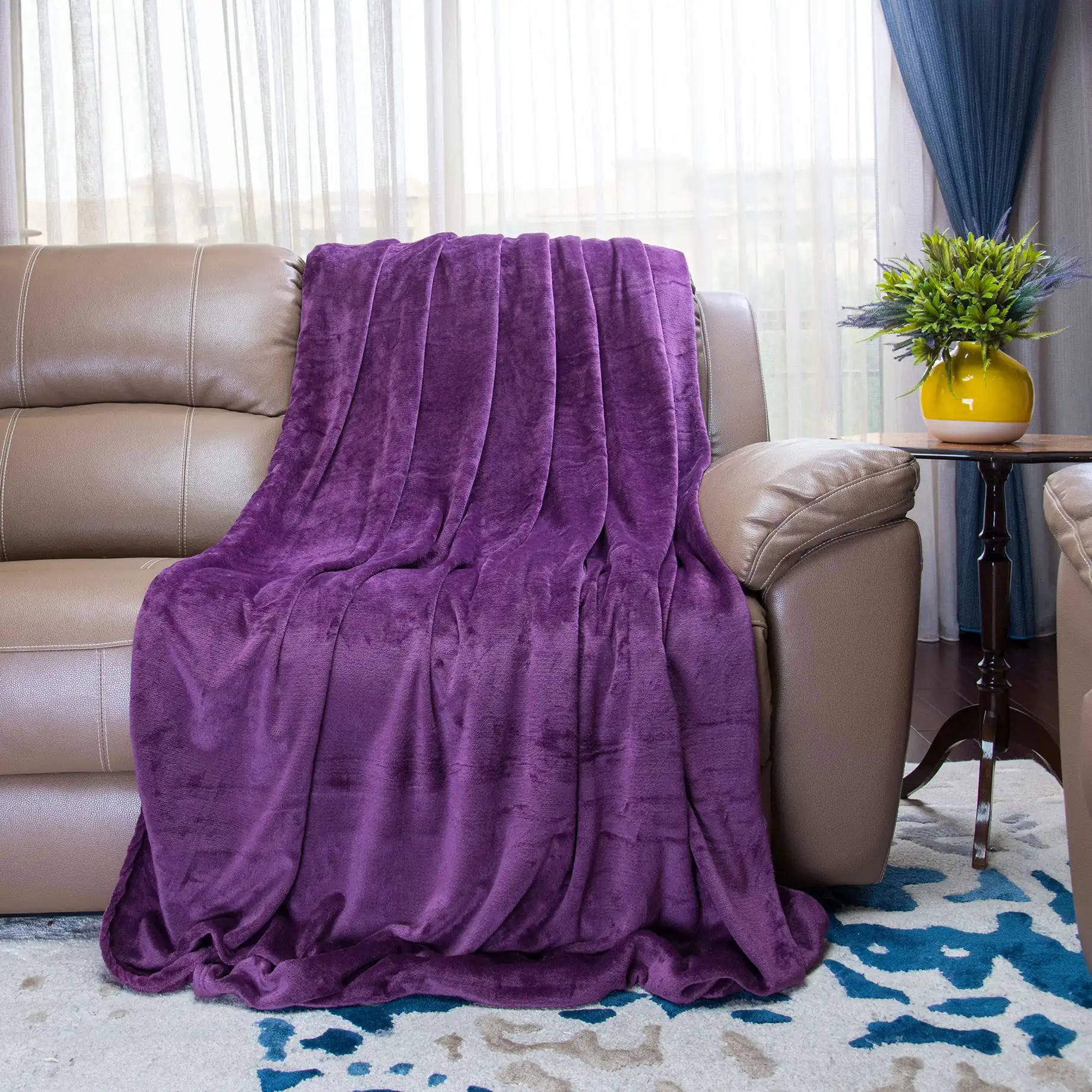 Microfiber Blanket 130 cm x 180 cm Mintra
