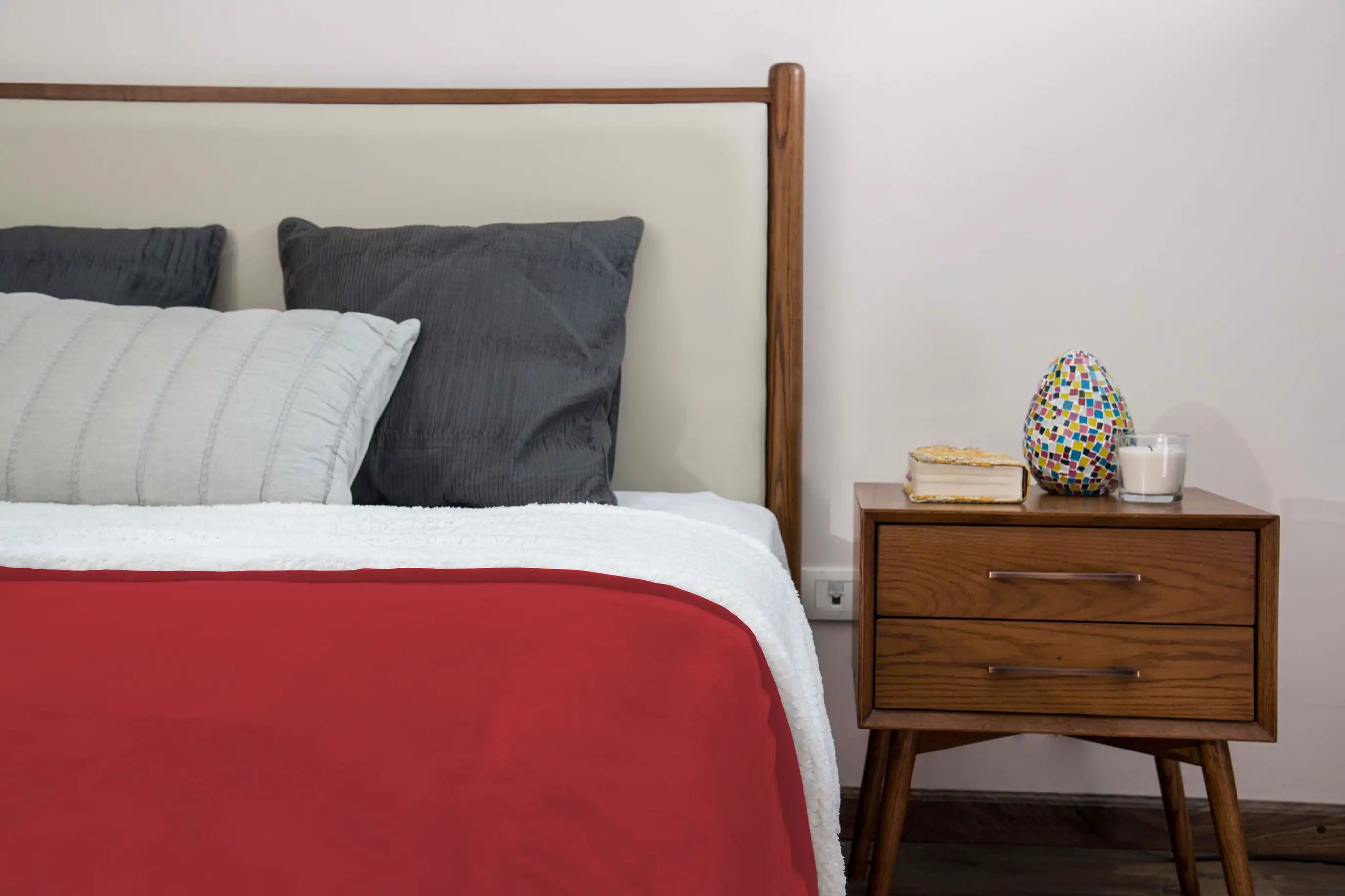 Super Soft Double Side Sherpa/Fleece Blanket (220 x 240 cm)