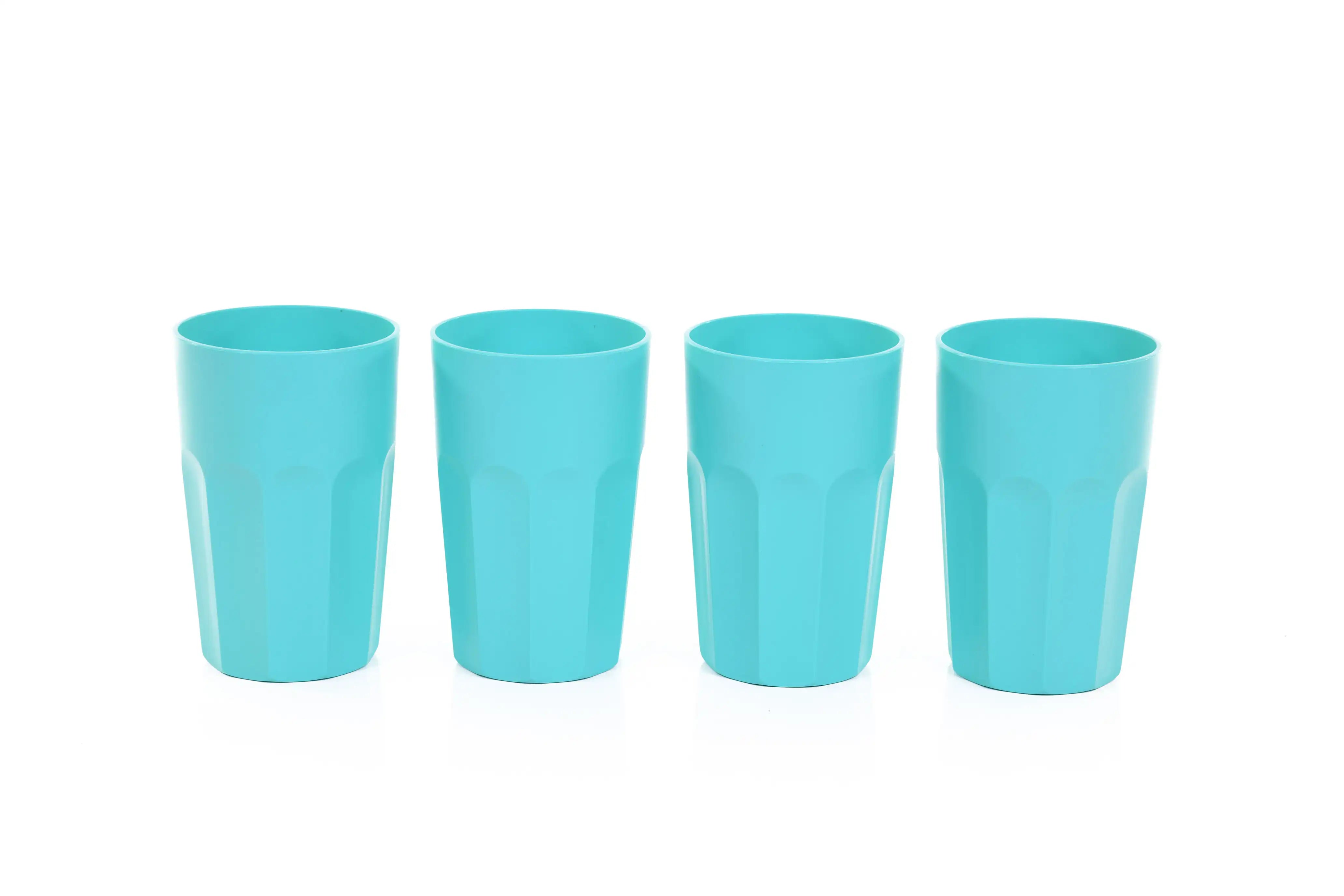 Unbreakable Plastic Cup 330 ml (Pack of 4)