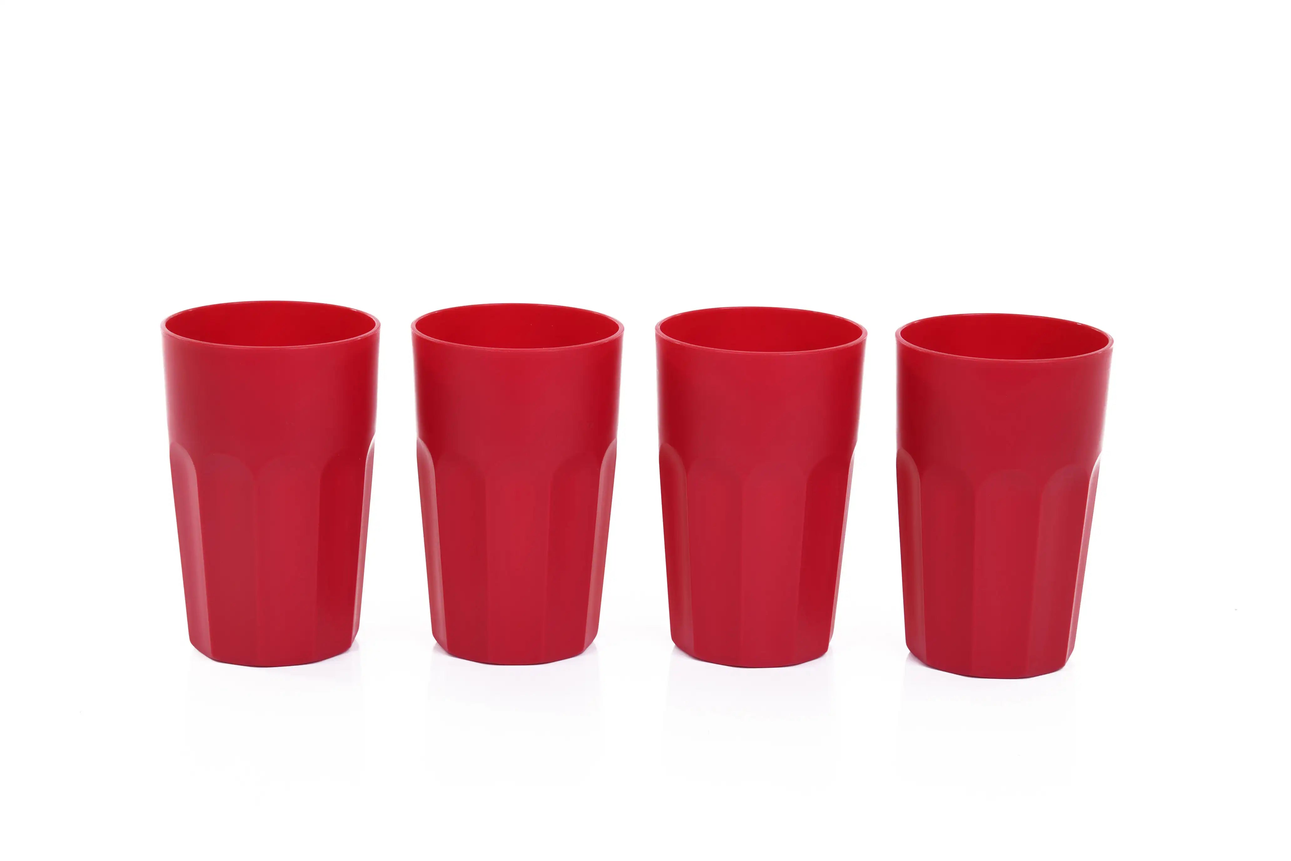 Unbreakable Plastic Cup 330 ml (Pack of 4)