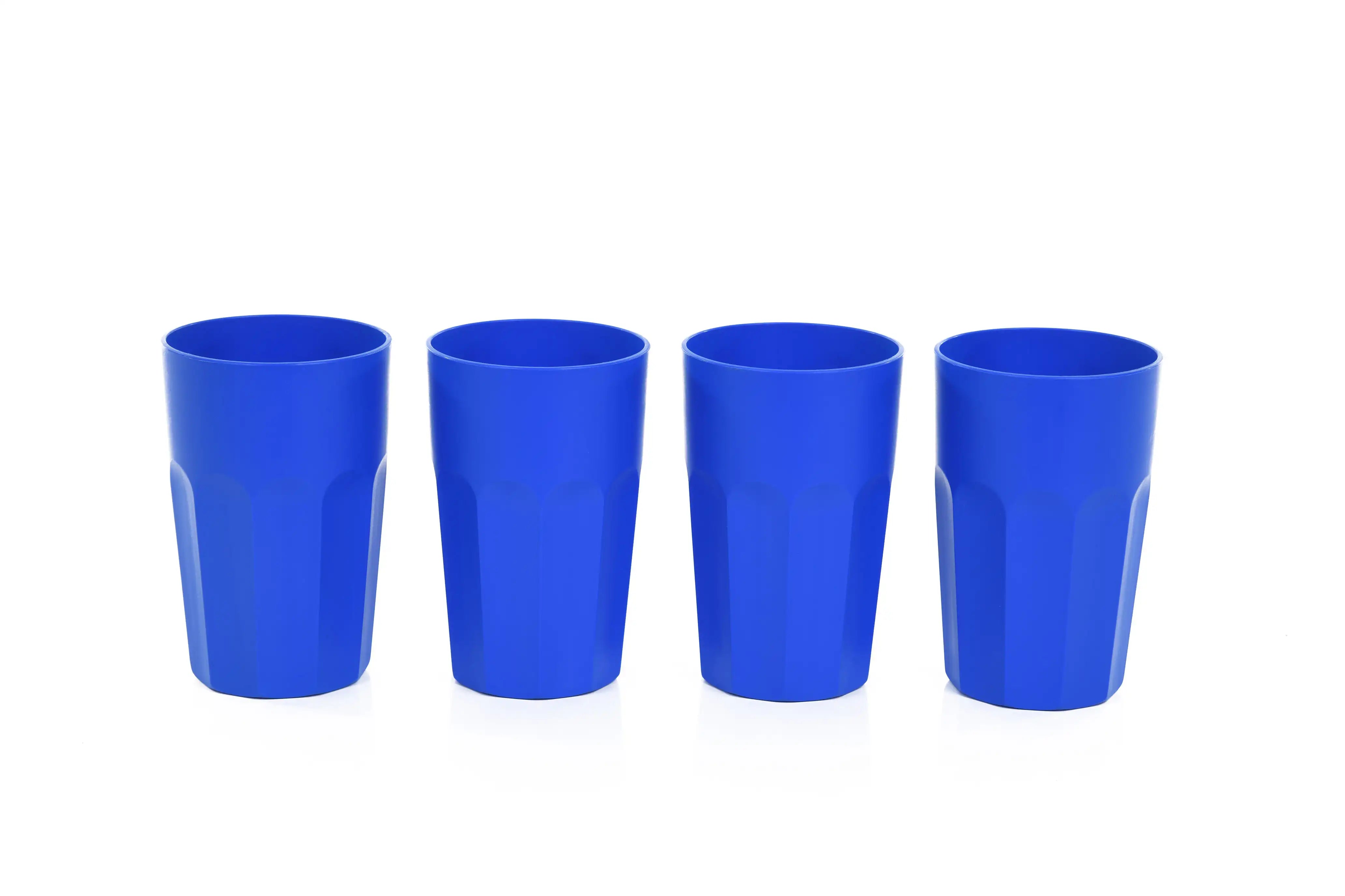 Unbreakable Plastic Cup 330 ml (Pack of 4)