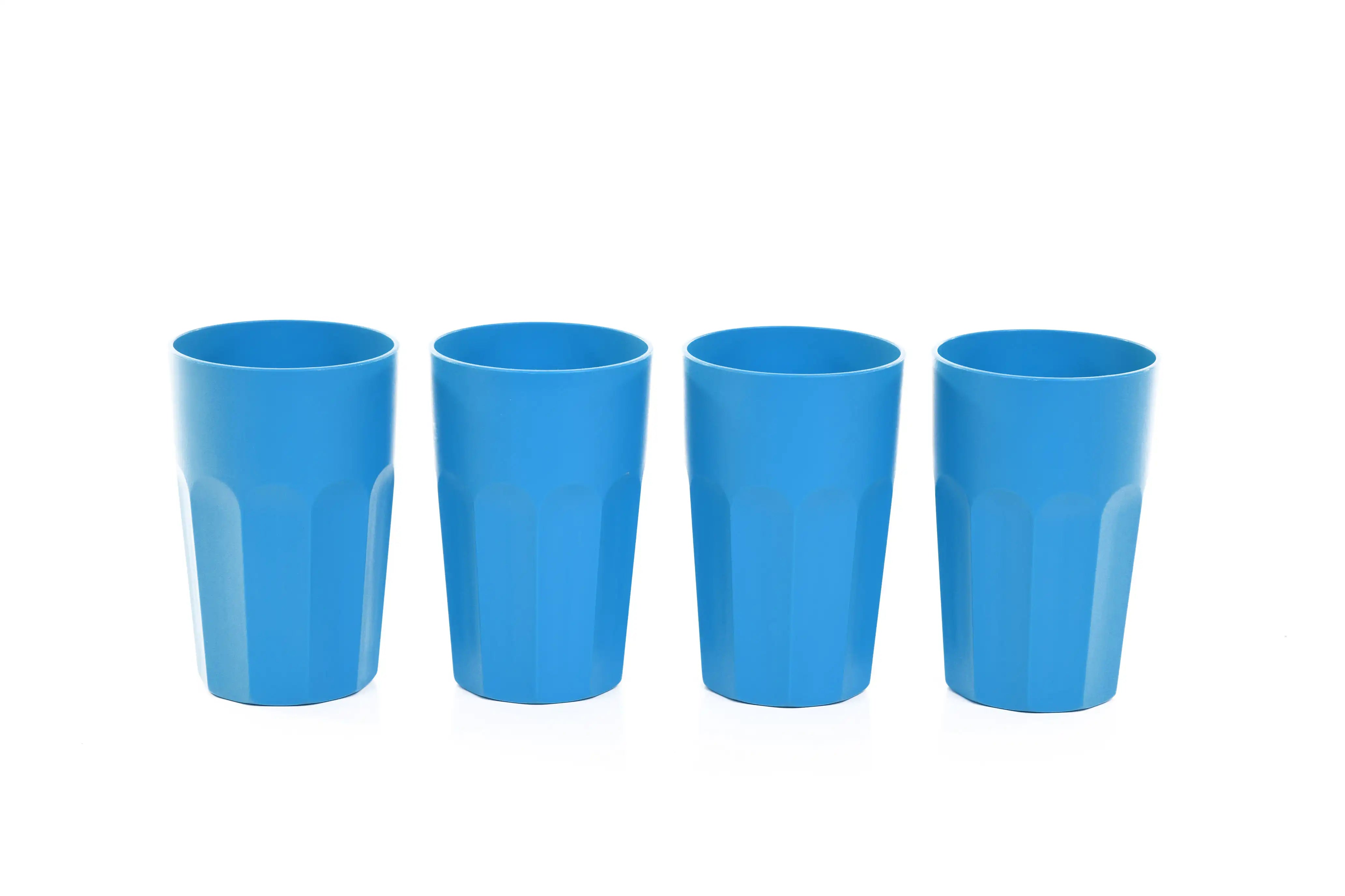 Unbreakable Plastic Cup 330 ml (Pack of 4)