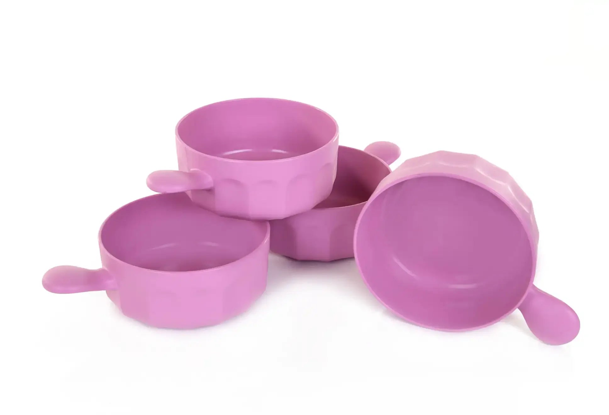 Unbreakable Bowl With 1 Handle (Pack of 2)