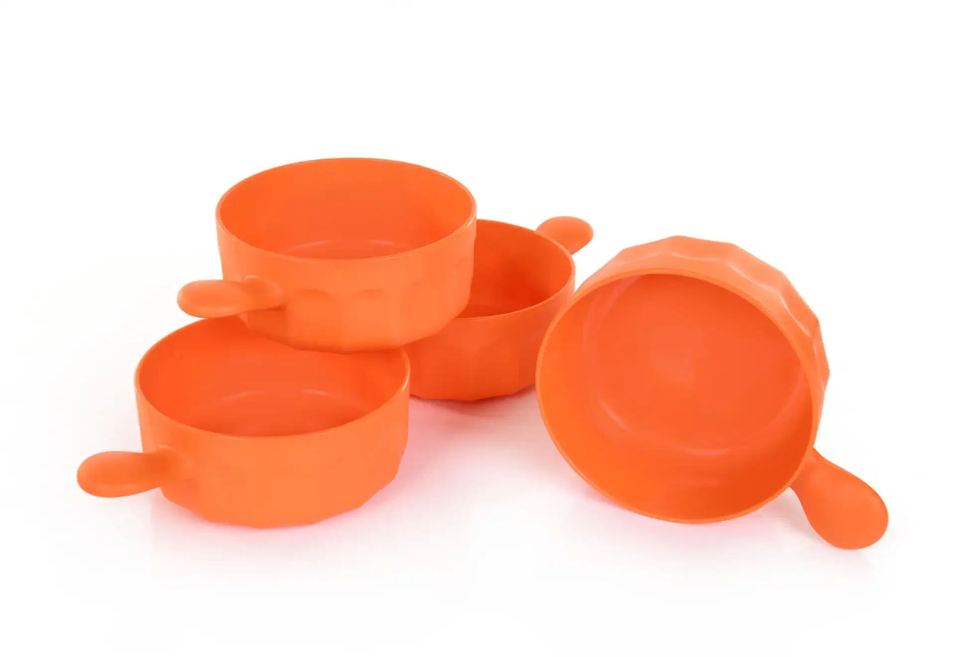 Unbreakable Bowl With 1 Handle (Pack of 2)