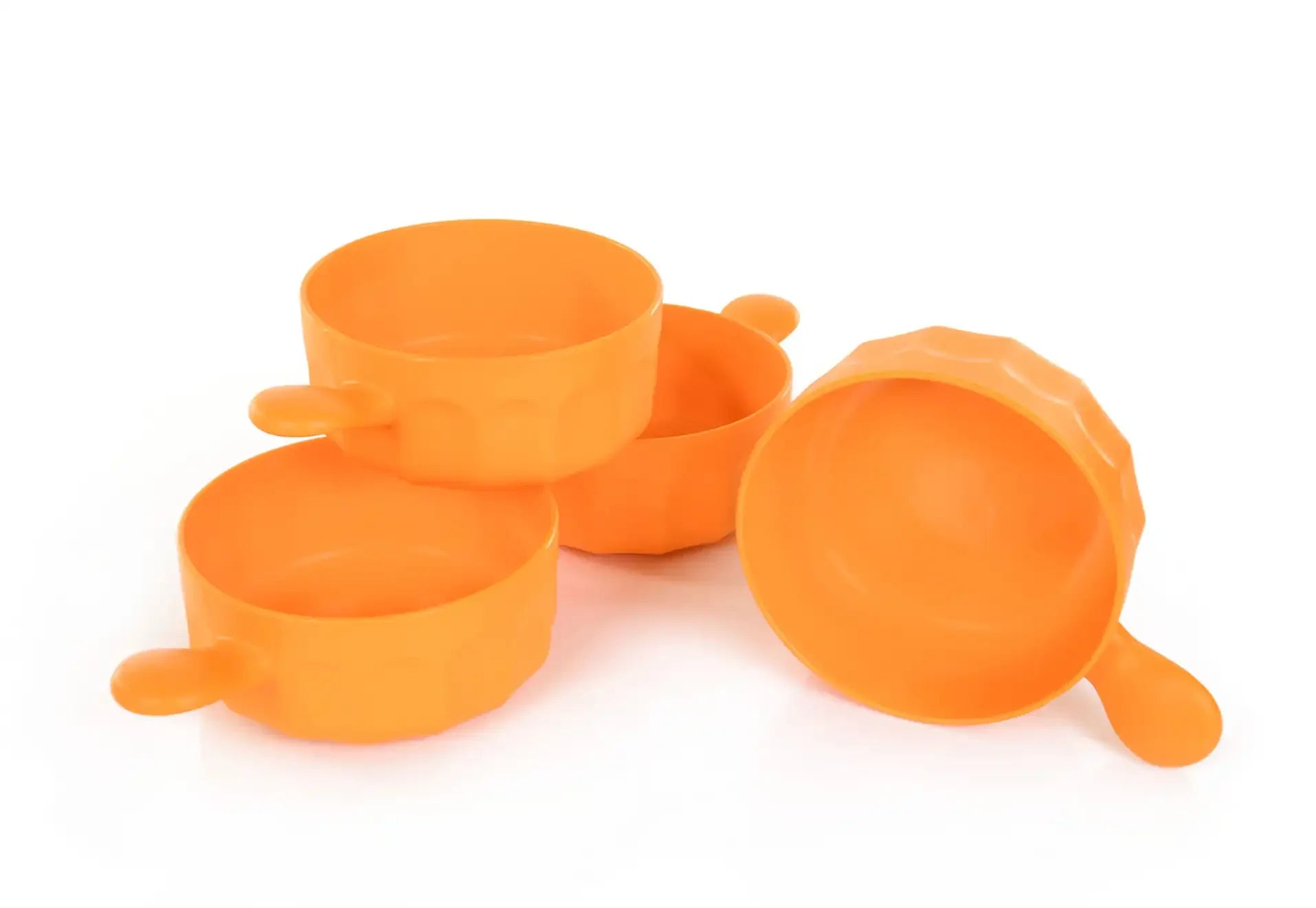 Unbreakable Bowl With 1 Handle (Pack of 2)