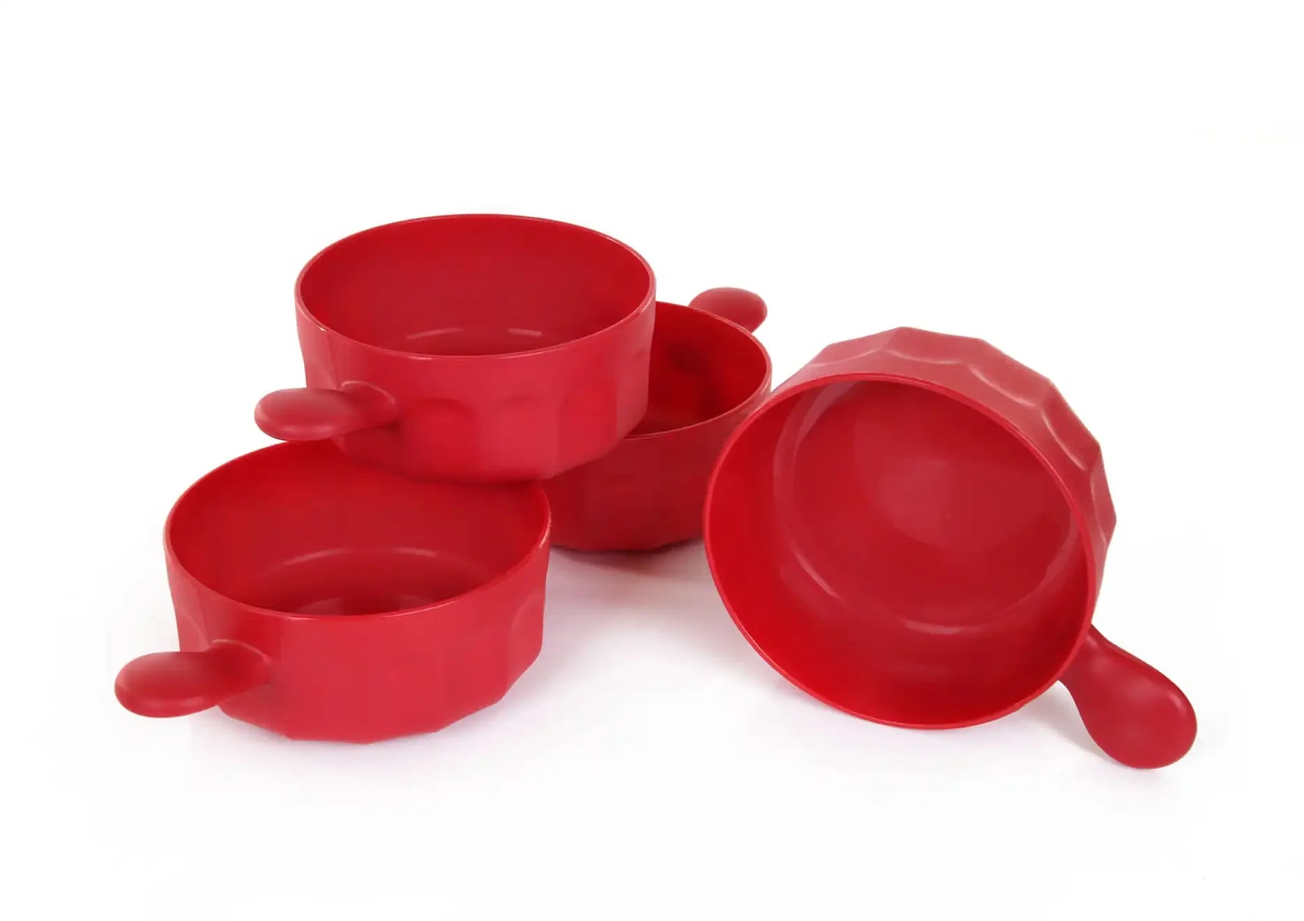 Unbreakable Bowl With 1 Handle (Pack of 2)