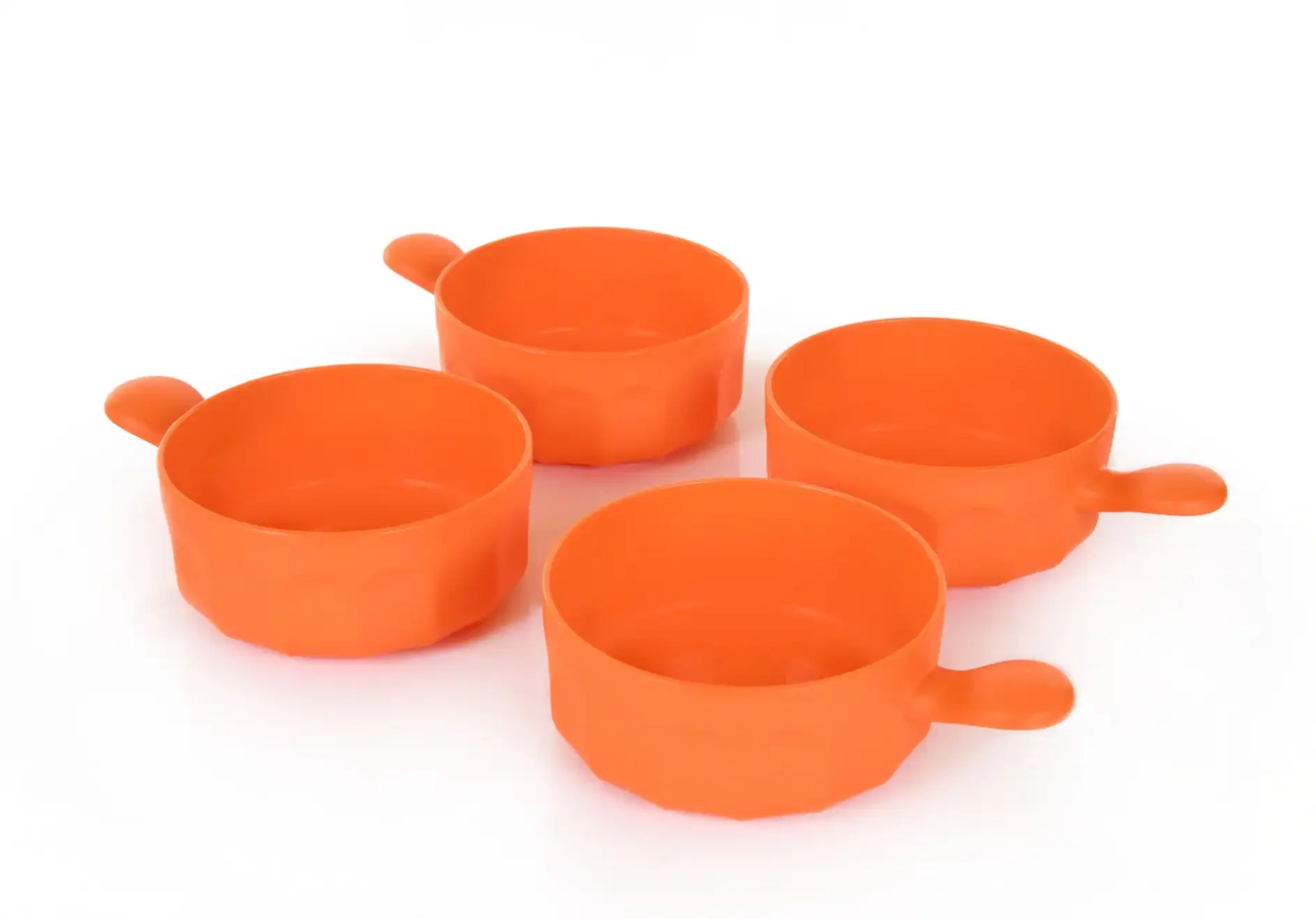 Unbreakable Bowl With 1 Handle (Pack of 2)