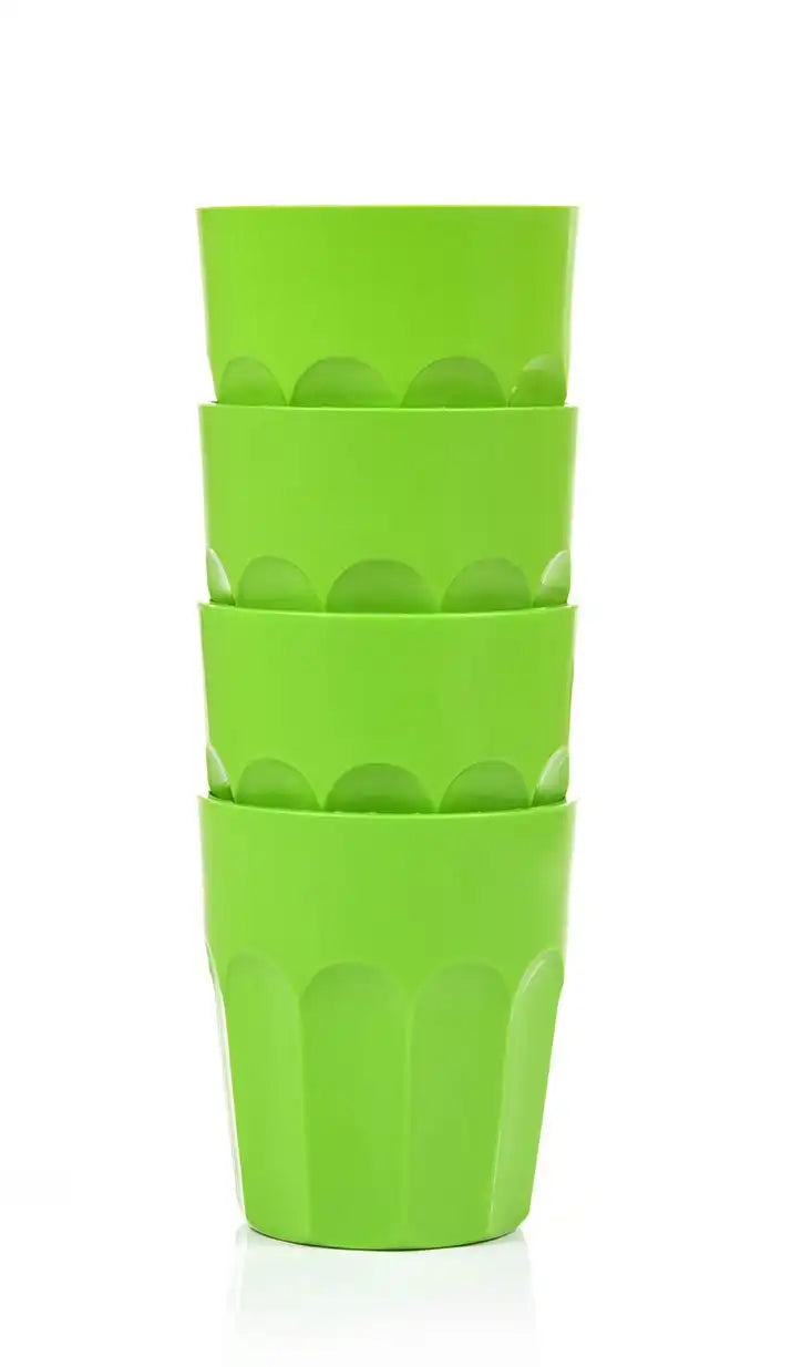 Unbreakable Plastic Cup 380 ml(Pack of 4)