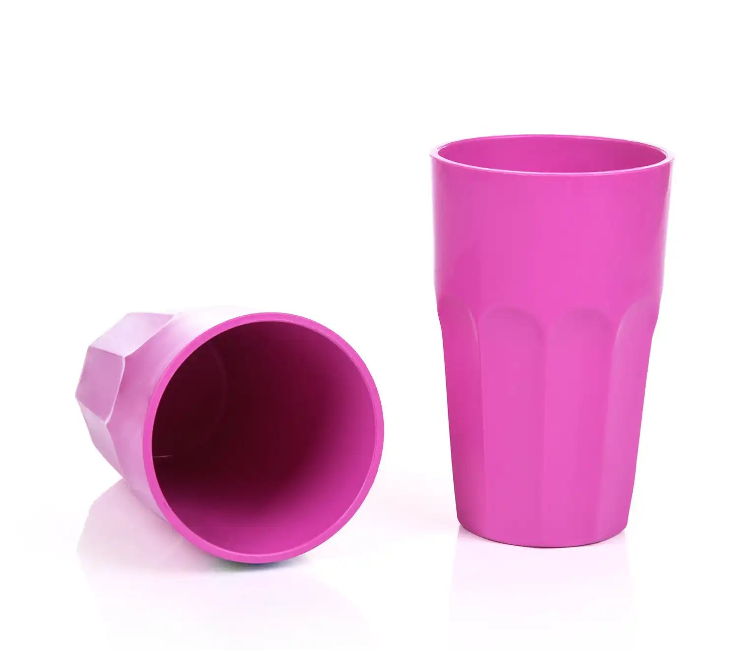 Large Unbreakable Plastic Cups 450 ml (2 pack)