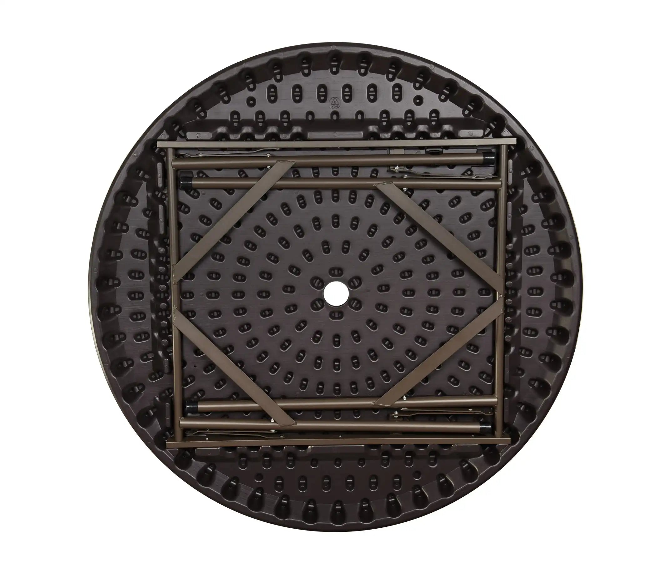 CR 110 - Round Ratan 110 Folding Table