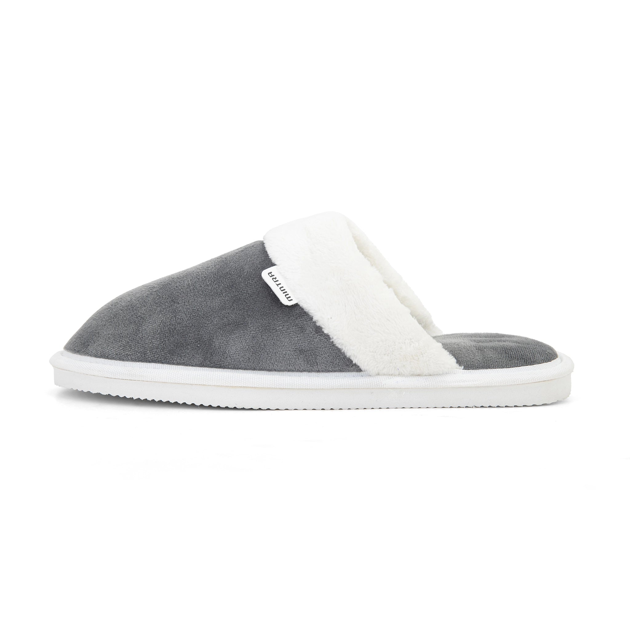 Plain with Fur Winter Slipper - Men