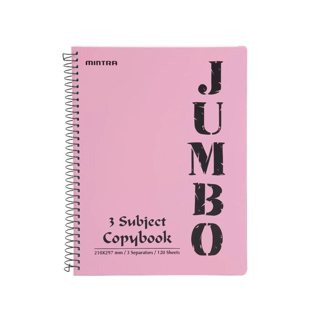 A4 Jumbo Notebook Spring Pink ( 3, 4, 5, 6 Subjects )