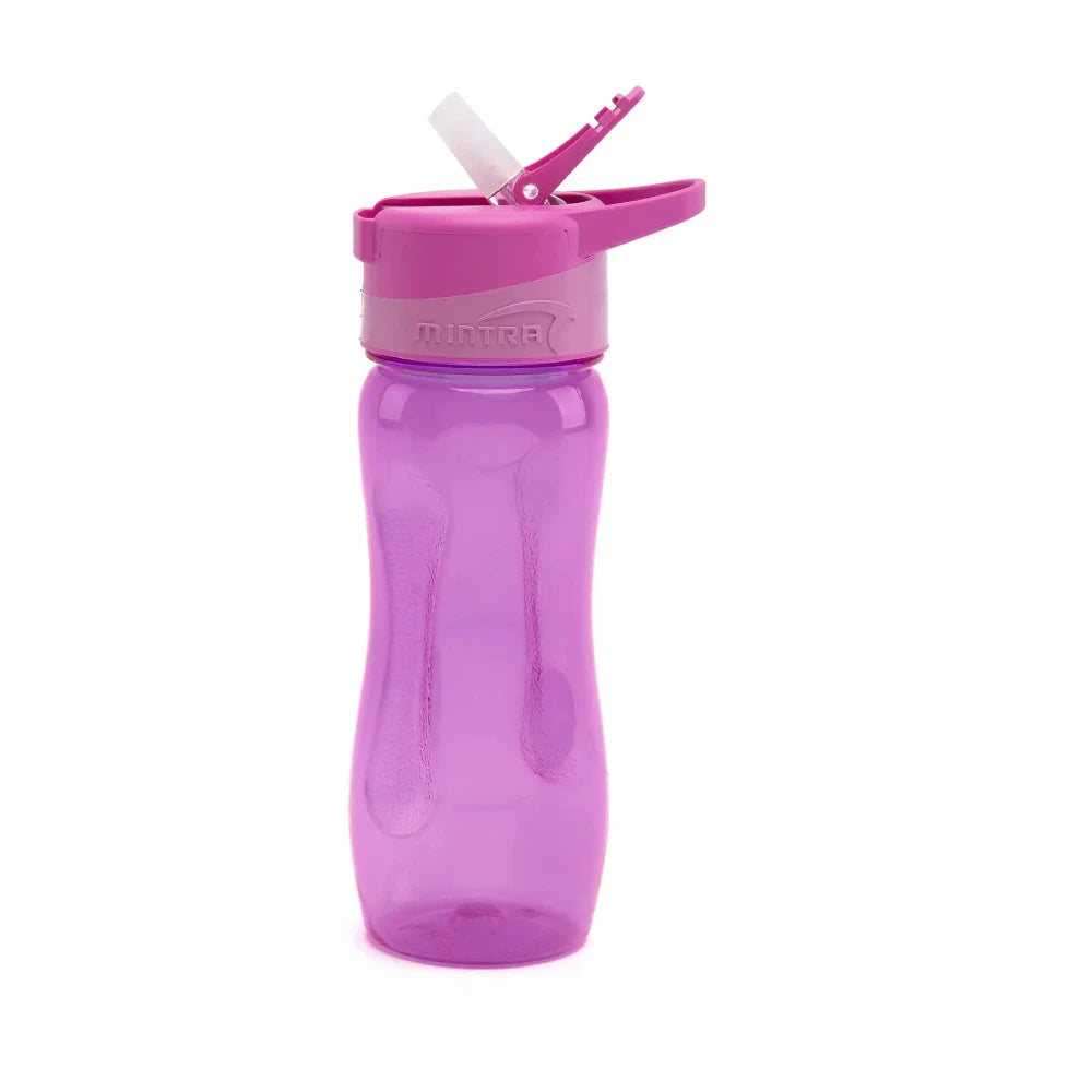 500 ml Colored Water Bottle - with Straw (Kids Size)