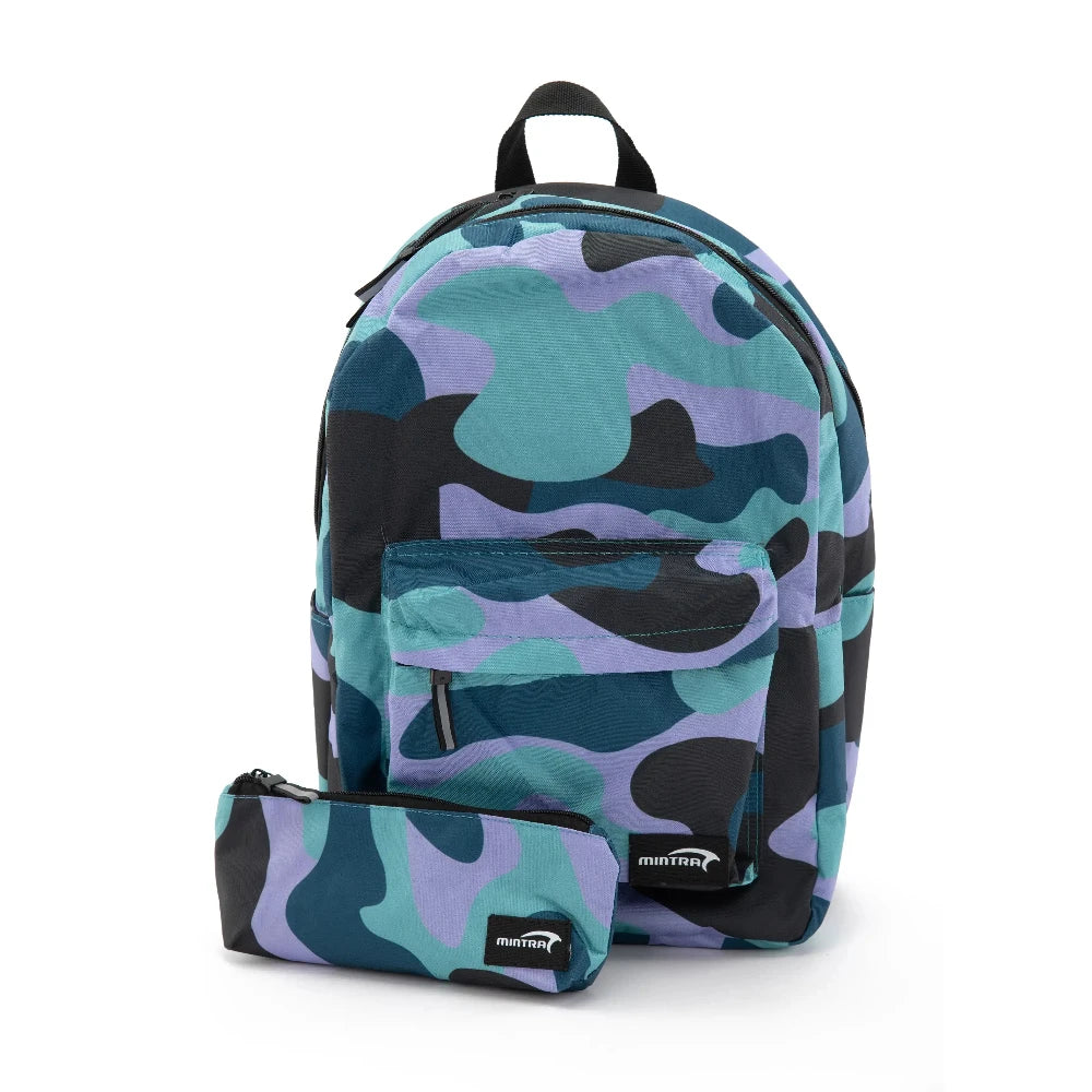 شنطة Camo Daypack  24 لترًا (تتضمن جيب الكمبيوتر المحمول وحقيبة الأقلام)