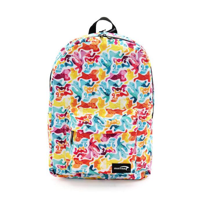 Tie-Dye Daypack with 3 pockets 30L (Includes Laptop Compartment)