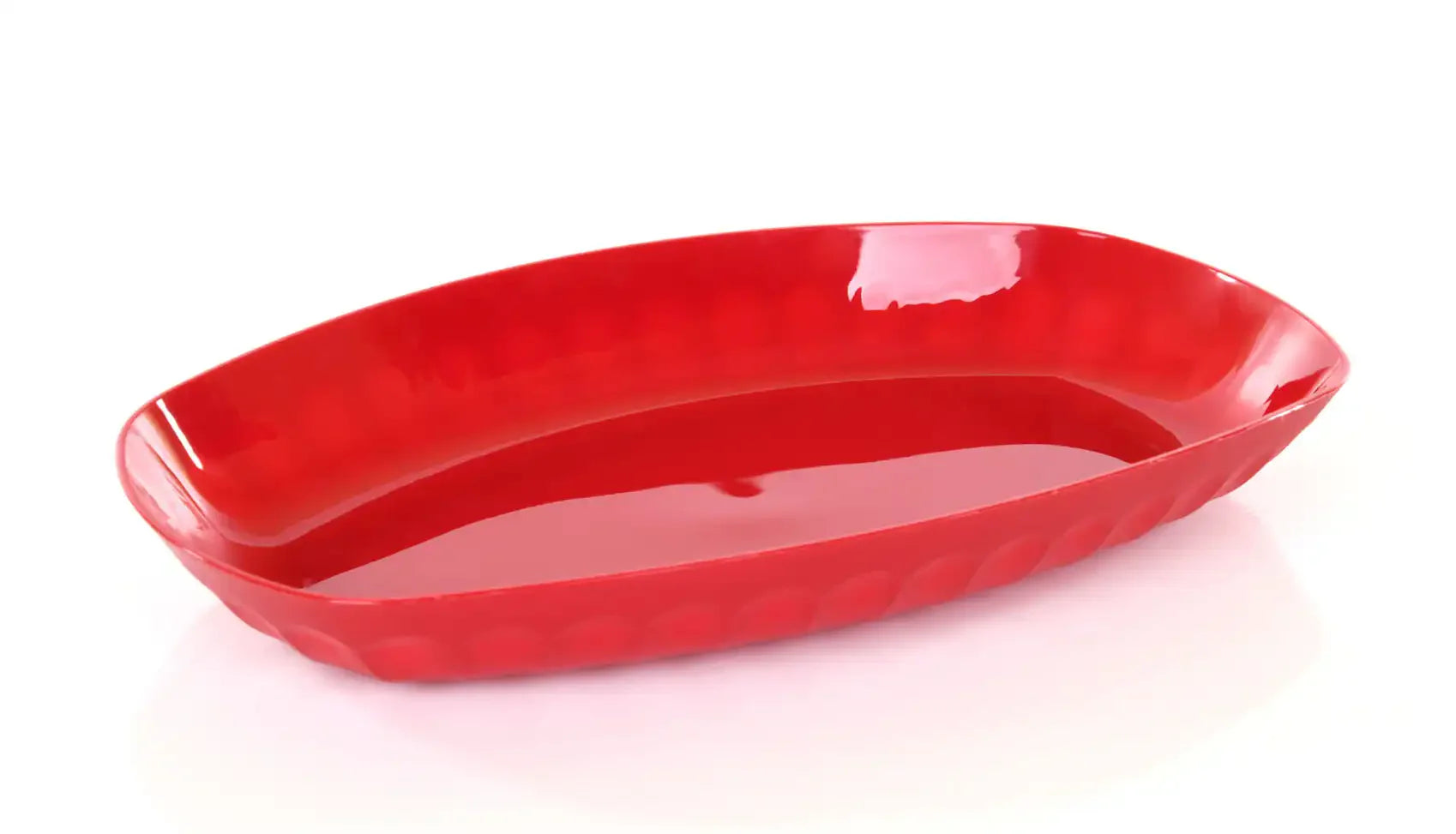 Unbreakable Oval Serving Tray (Pack of 2)