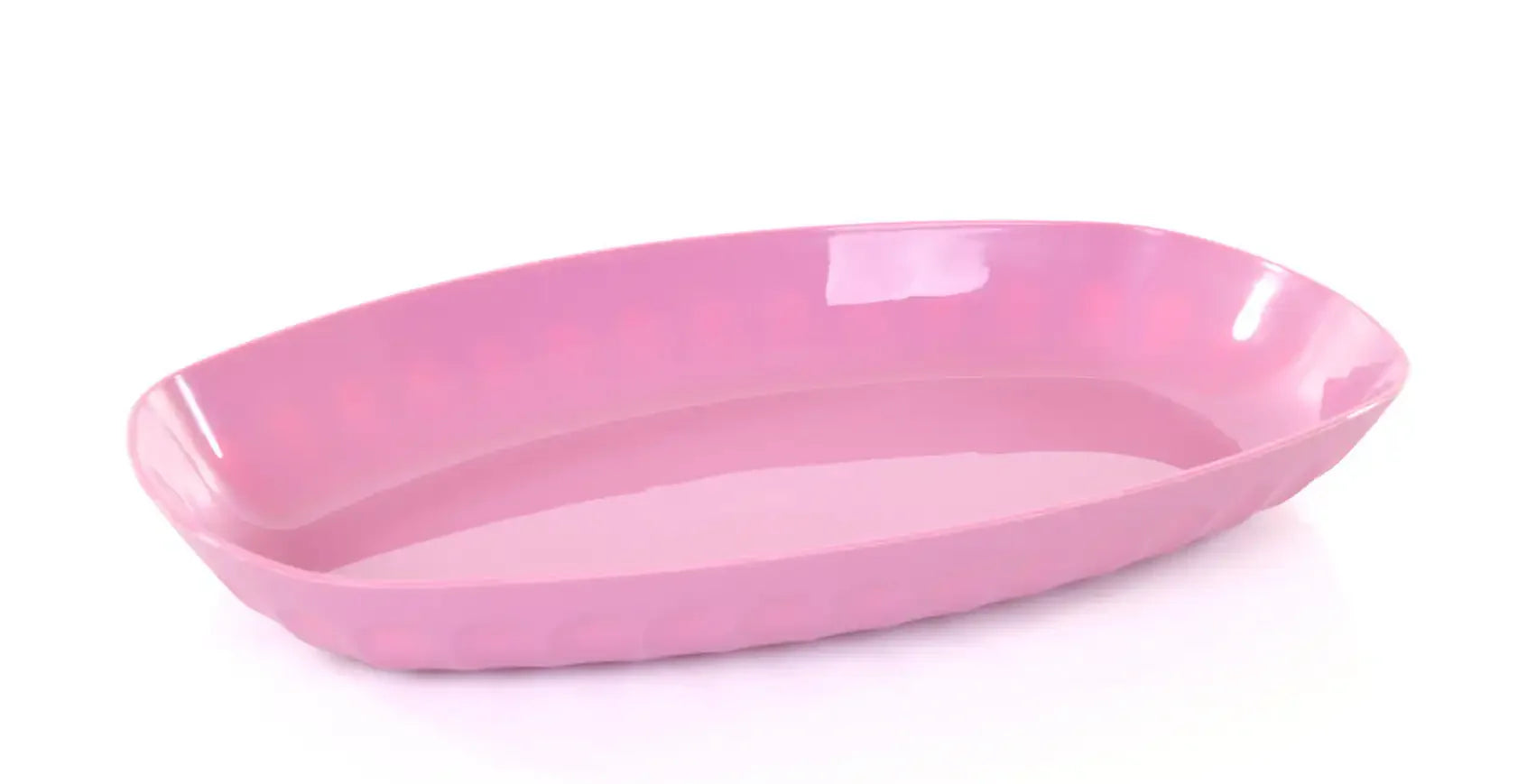 Unbreakable Oval Serving Tray (Pack of 2)