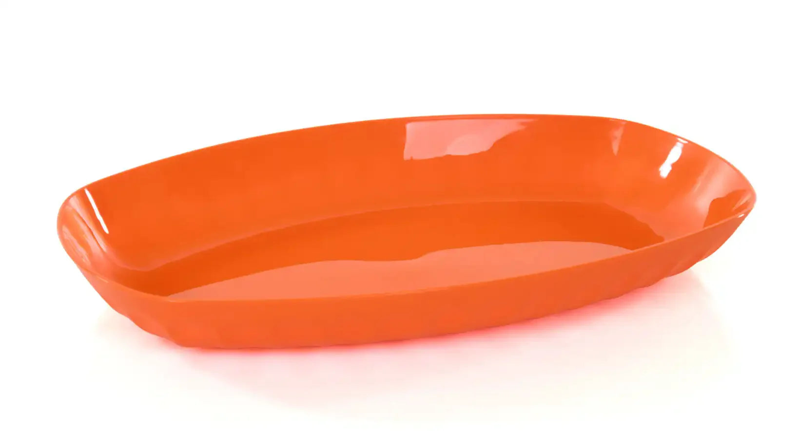 Unbreakable Oval Serving Tray (Pack of 2)