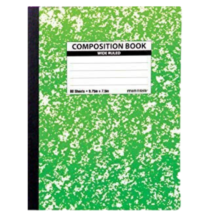Composition Notebook 60 pages - Lined (24.7x19cm)