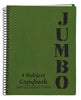 A4 Jumbo Notebook Olive Green ( 3, 5 Subjects )