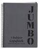 A4 Jumbo Notebook Grey ( 3, 5 Subjects )