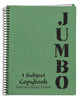 A4 Jumbo Notebook Light Green ( 3, 5 Subjects )