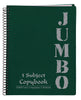 A4 Jumbo Notebook Dark Green ( 3, 5 Subjects )