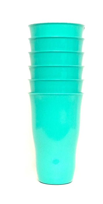 Plastic Cups 21 Ounce Tumbler (Pack of 6) mintra-shop.myshopify.com Teal