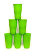 Plastic Cups 21 Ounce Tumbler (Pack of 6) mintra-shop.myshopify.com Green
