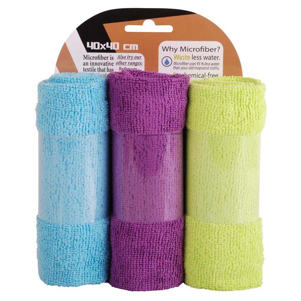 3 Pack Terry Microfiber Towel mintra-shop.myshopify.com Blue-Purple-Green