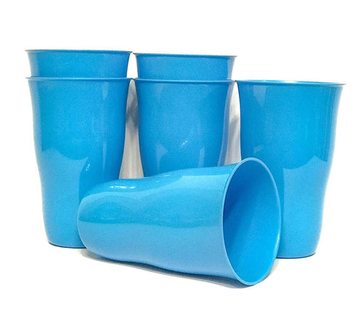 Plastic Cups 21 Ounce Tumbler (Pack of 6) mintra-shop.myshopify.com Blue