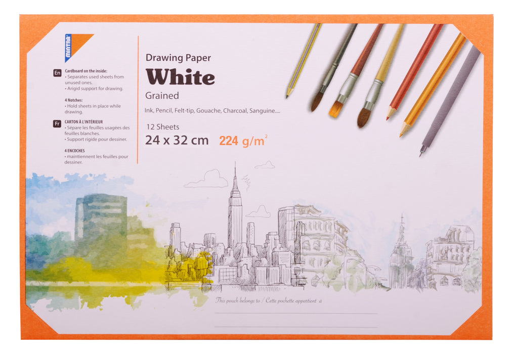 White Activity Sketching/ Drawing Paper 24 x 32 cm ( Different Paper Thickness )