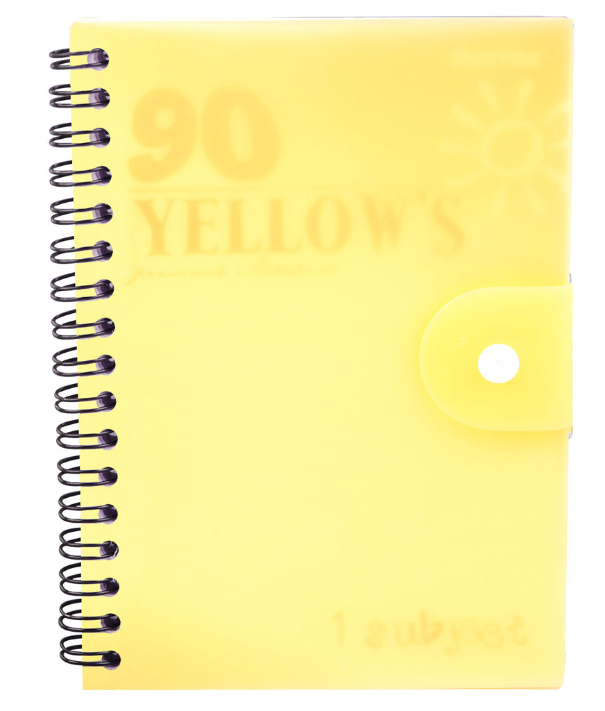 90's Notebook Yellow