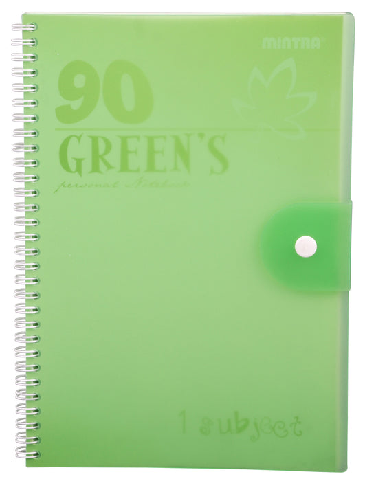 90's Notebook Green (Different Sizes Available)