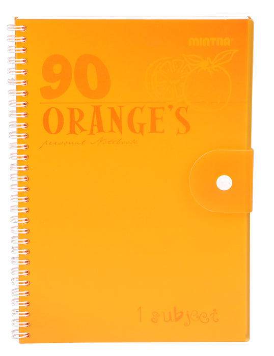90's Notebook Orange (Different Sizes Available)